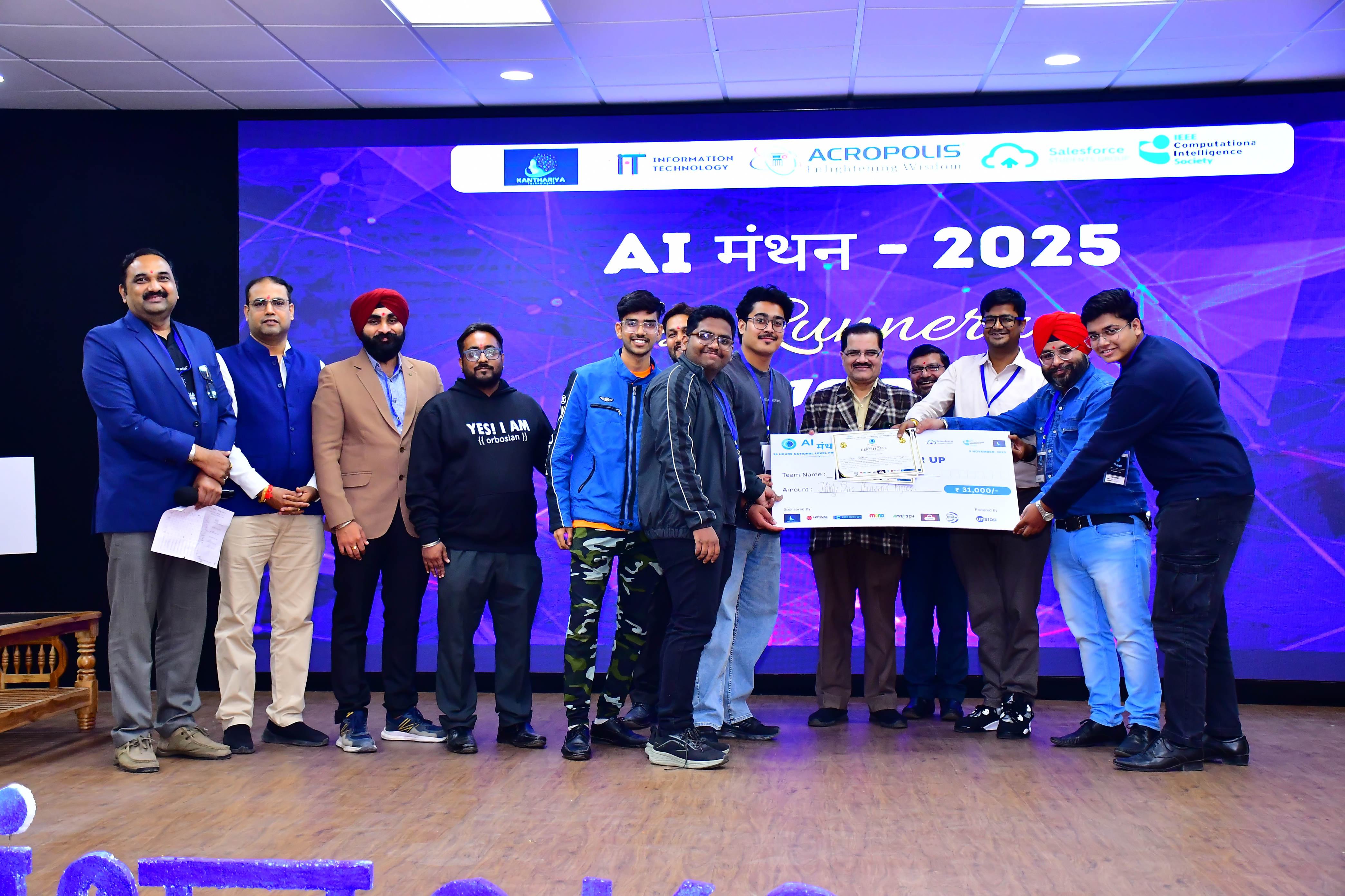 1st Runner up